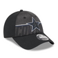 DALLAS COWBOYS KIDS 2023 ENTRENAMIENTO 9FORTY JUNIOR AJUSTABLE-NEGRO