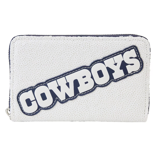 DALLAS COWBOYS LOUNGEFLY SEQUIN ZIP AROUND WALLET