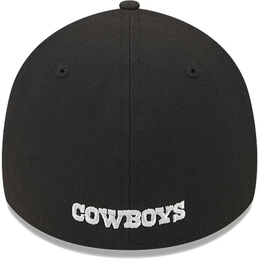 DALLAS COWBOYS MAIN RETRO JOE 39THIRTY FLEX FIT HAT - BLACK/WHITE