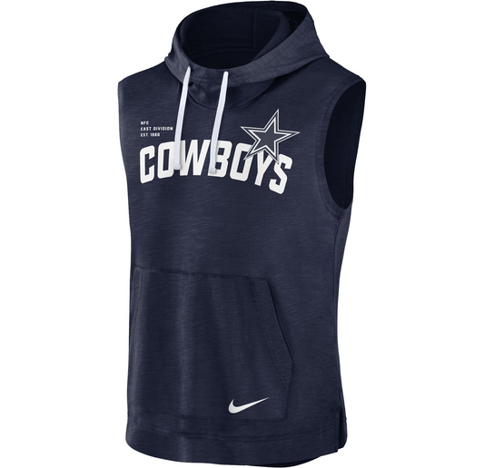 DALLAS COWBOYS MEN'S ATHLETIC HOOD SLEEVELESS T-SHIRT