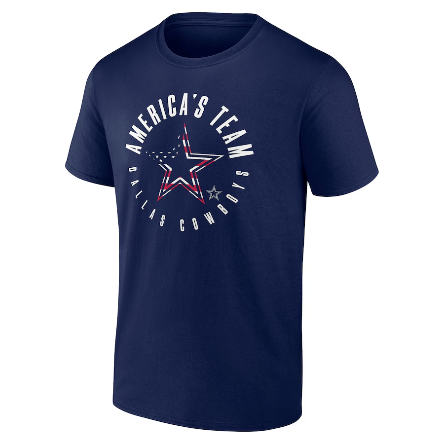 DALLAS COWBOYS MEN'S HOMETOWN RUSHING T-SHIRT - NAVY