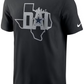 DALLAS COWBOYS MEN'S LOCAL SKYLINE T-SHIRT - BLACK