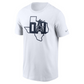 DALLAS COWBOYS MEN'S LOCAL SKYLINE T-SHIRT - WHITE