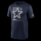 DALLAS COWBOYS MEN'S LOGO YARDLINESS T-SHIRT