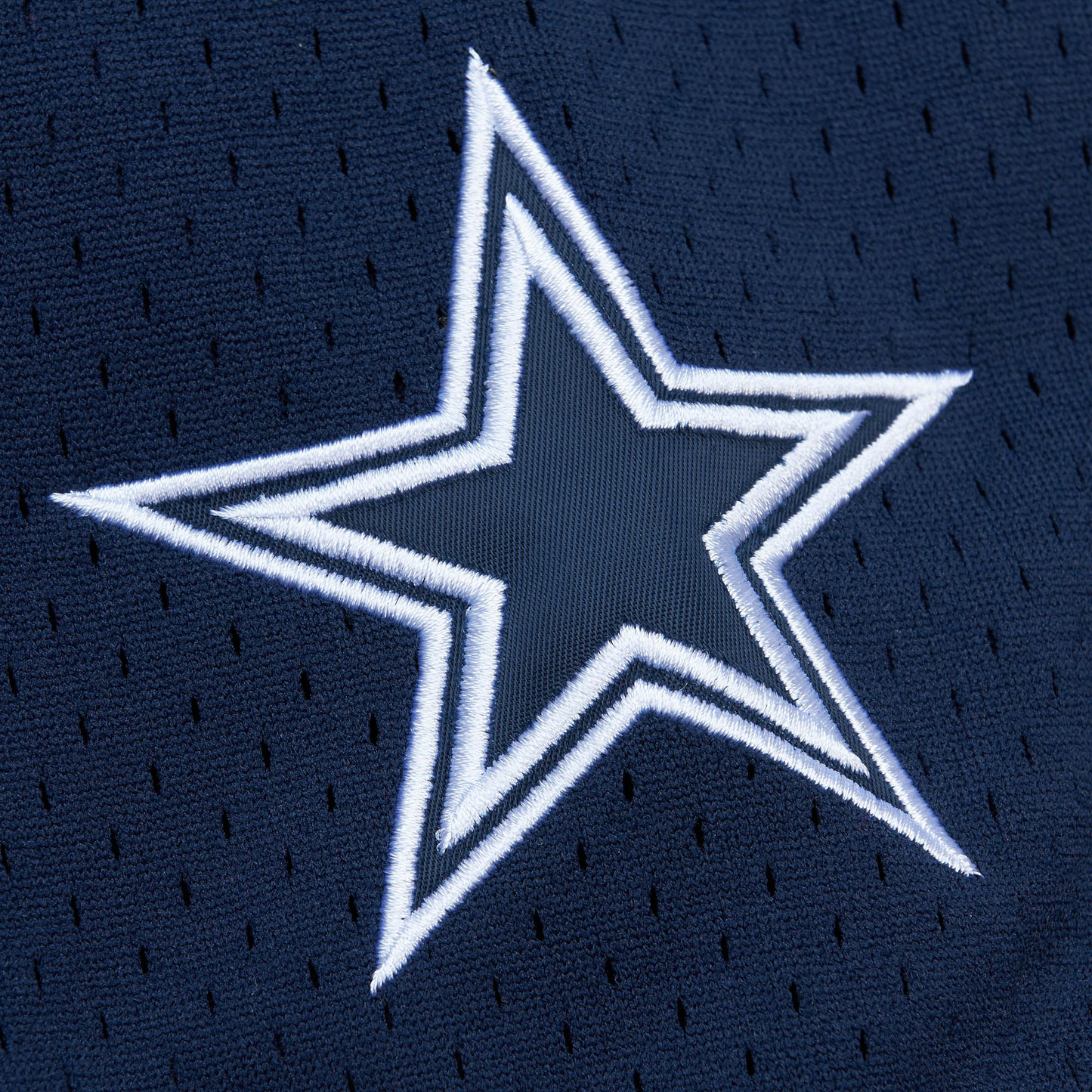 DALLAS COWBOYS MEN'S MITCHELL & NESS ON THE CLOCK MESH JERSEY