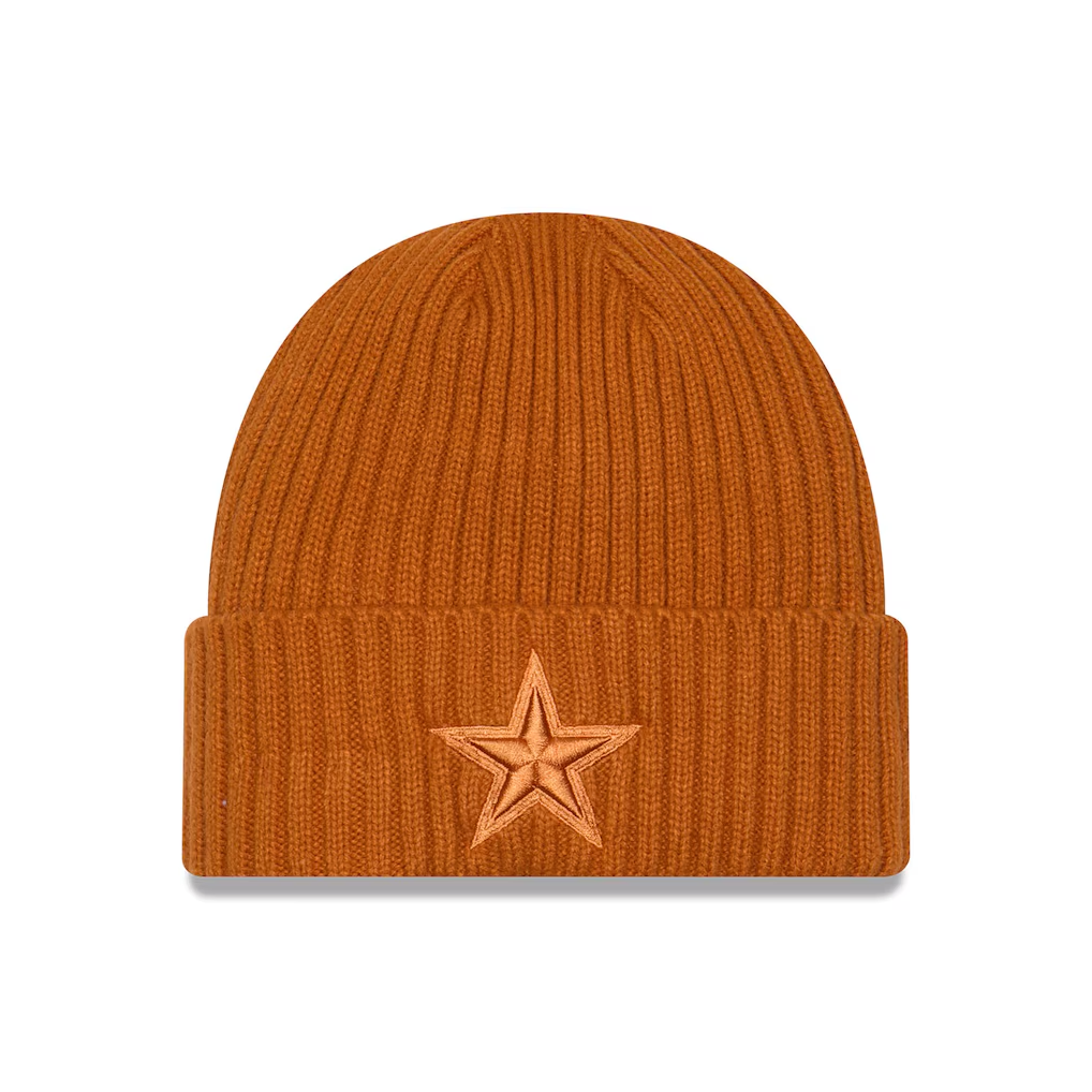 DALLAS COWBOYS MEN'S NEW ERA COLOR PACK CUFFED KNIT - BROWN