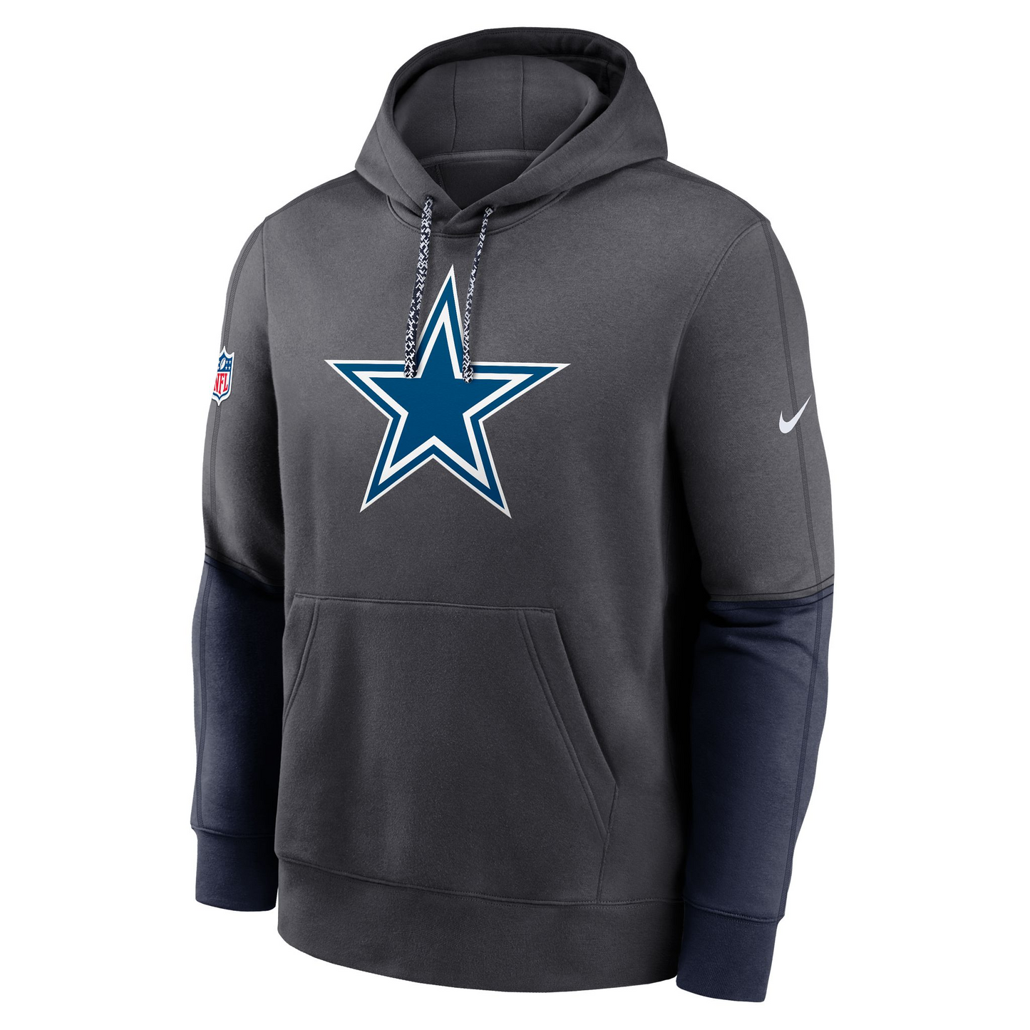 DALLAS COWBOYS MEN'S NIKE CLUB PULLOVER HOODED SWEATSHIRT