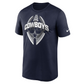 DALLAS COWBOYS MEN'S NIKE LEGEND ICON PERFORMANCE T-SHIRT - NAVY
