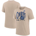DALLAS COWBOYS MEN'S NIKE REWIND TRI-BLEND T-SHIRT - SAND