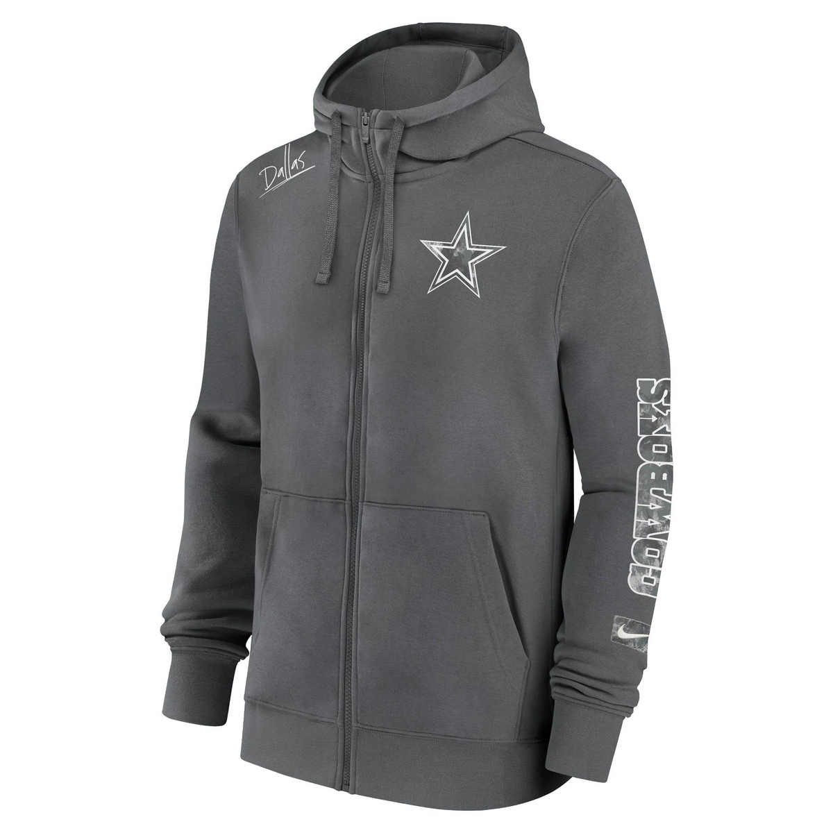 DALLAS COWBOYS MEN'S NIKE STATEMENT FULL-ZIP HOODED SWEATSHIRT