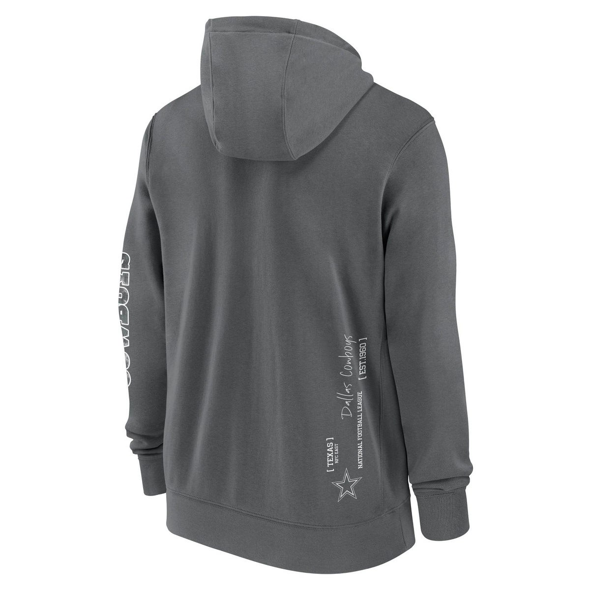 DALLAS COWBOYS MEN'S NIKE STATEMENT FULL-ZIP HOODED SWEATSHIRT