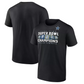 DALLAS COWBOYS MEN'S RINGS T-SHIRT - BLACK