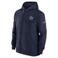 DALLAS COWBOYS MEN'S SIDELINE CLUB FLEECE HOODED SWEATSHIRT