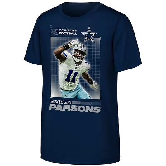 DALLAS COWBOYS MICAH PARSONS YOUTH HEROIC T-SHIRT - NAVY