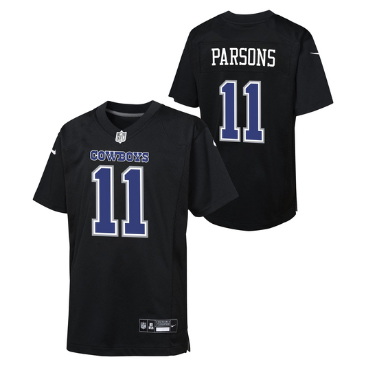 DALLAS COWBOYS MICAH PARSONS YOUTH NIKE GAME JERSEY - BLACK