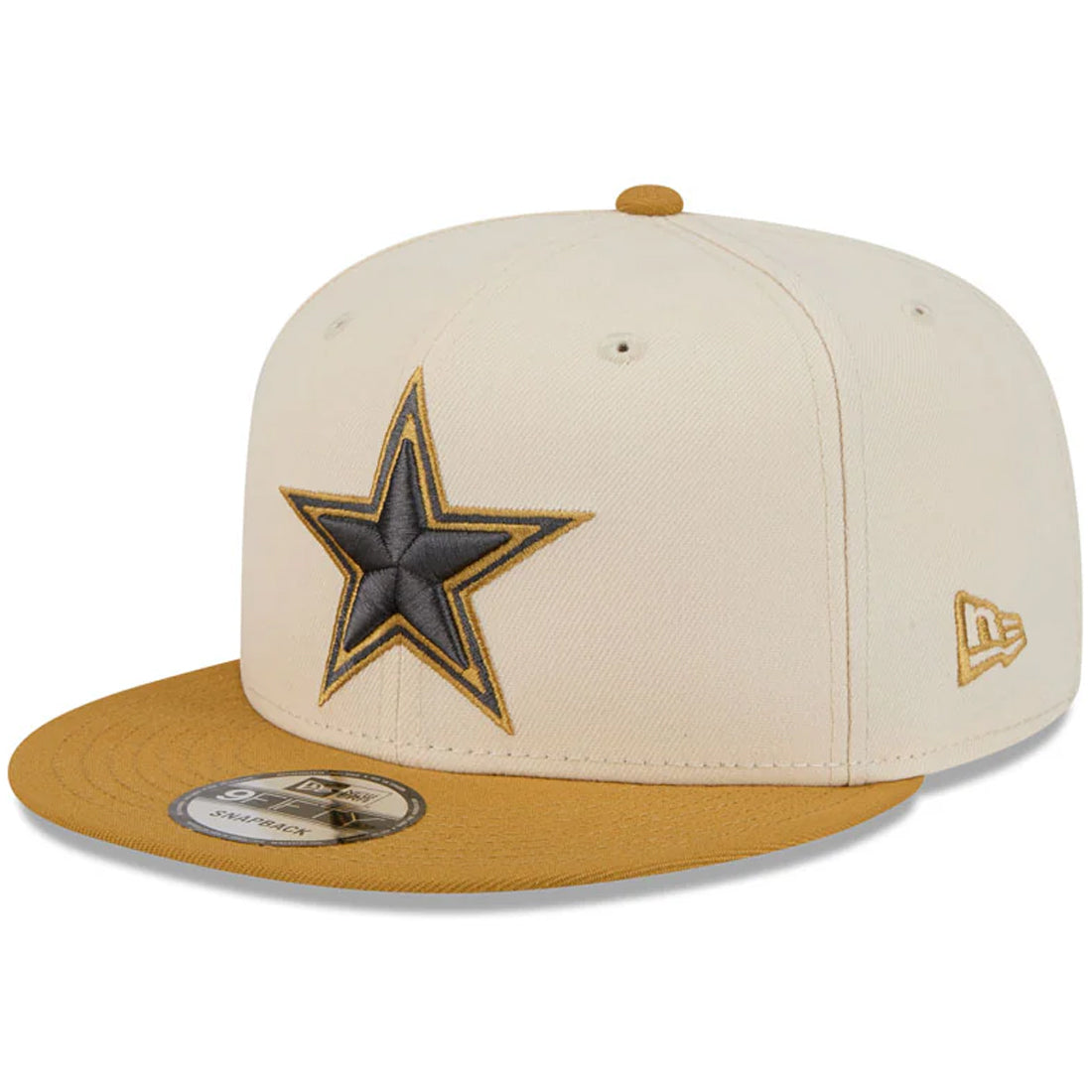 DALLAS COWBOYS NEW ERA TWO-TONE COLOR PACK 9FIFTY SNAPBACK HAT - LIGHT CREAM/PANAMA TAN