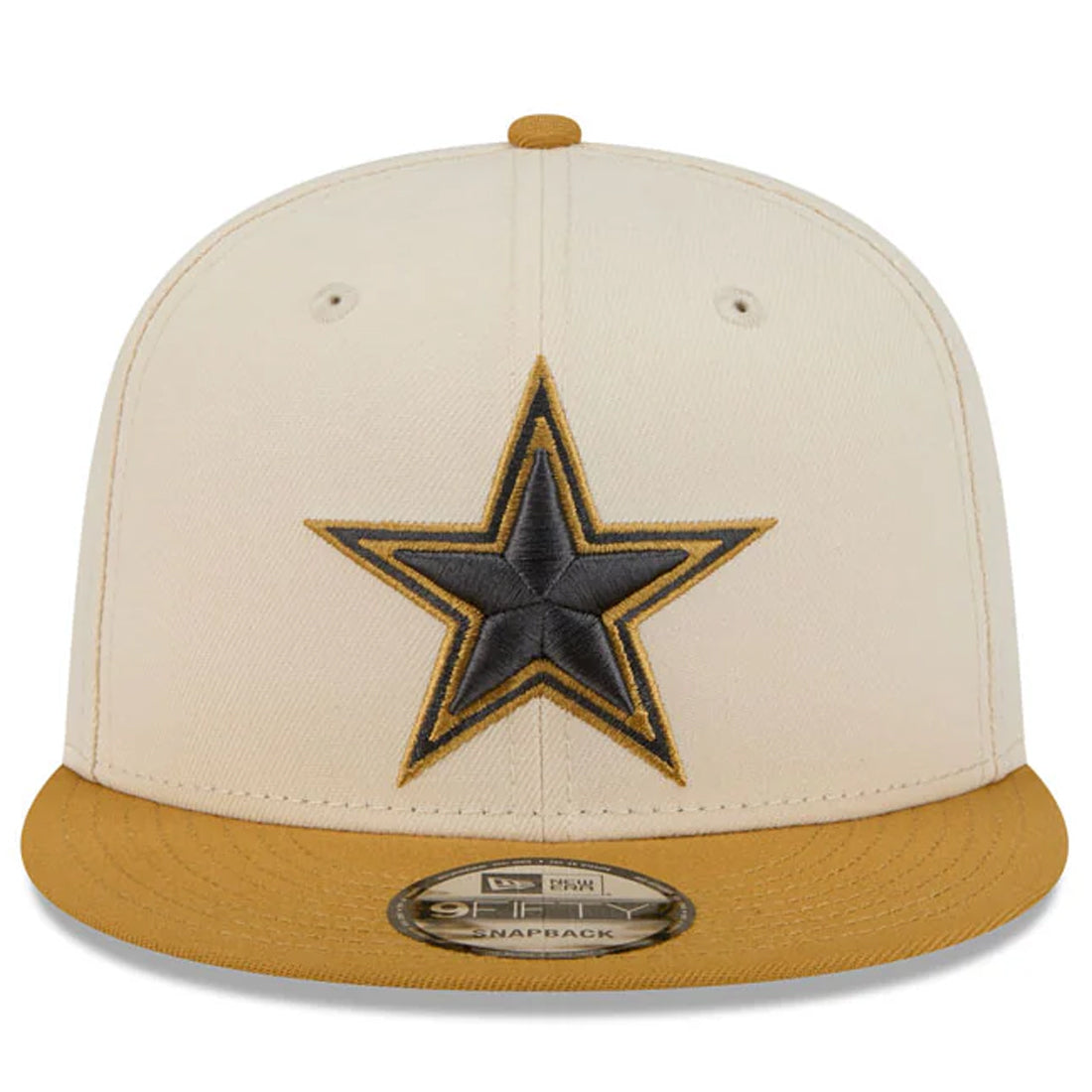 DALLAS COWBOYS NEW ERA TWO-TONE COLOR PACK 9FIFTY SNAPBACK HAT - LIGHT CREAM/PANAMA TAN