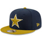 DALLAS COWBOYS NEW ERA TWO-TONE COLOR PACK 9FIFTY SNAPBACK HAT