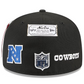 DALLAS COWBOYS NEW ERA X ALPHA INDUSTRIES 59FIFTY FITTED HAT - BLACK