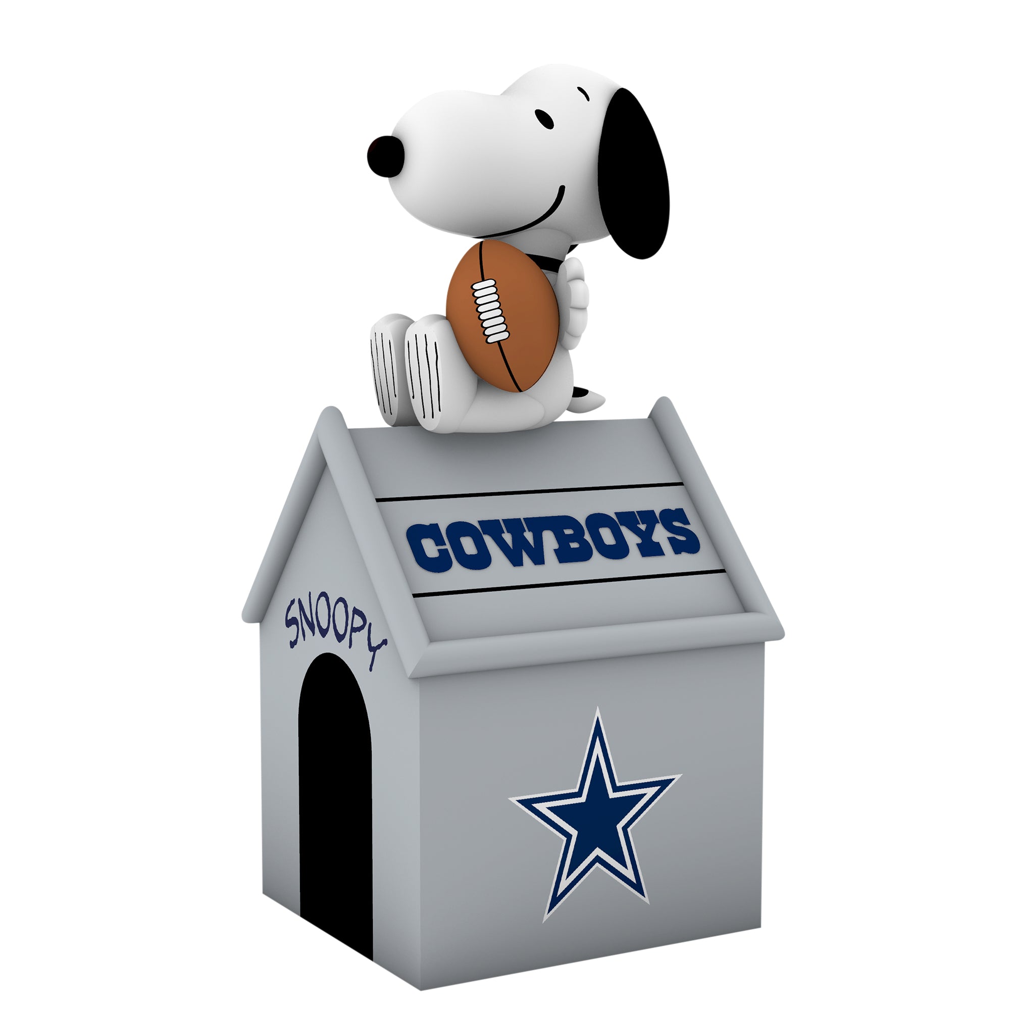 DALLAS COWBOYS NFL INFLATABLE PEANUTS 5' SNOOPY DOG HOUSE – JR'S SPORTS