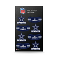 DALLAS COWBOYS PEEL & STICK TEMPORARY FACE TATTOOS AND EYE BLACK