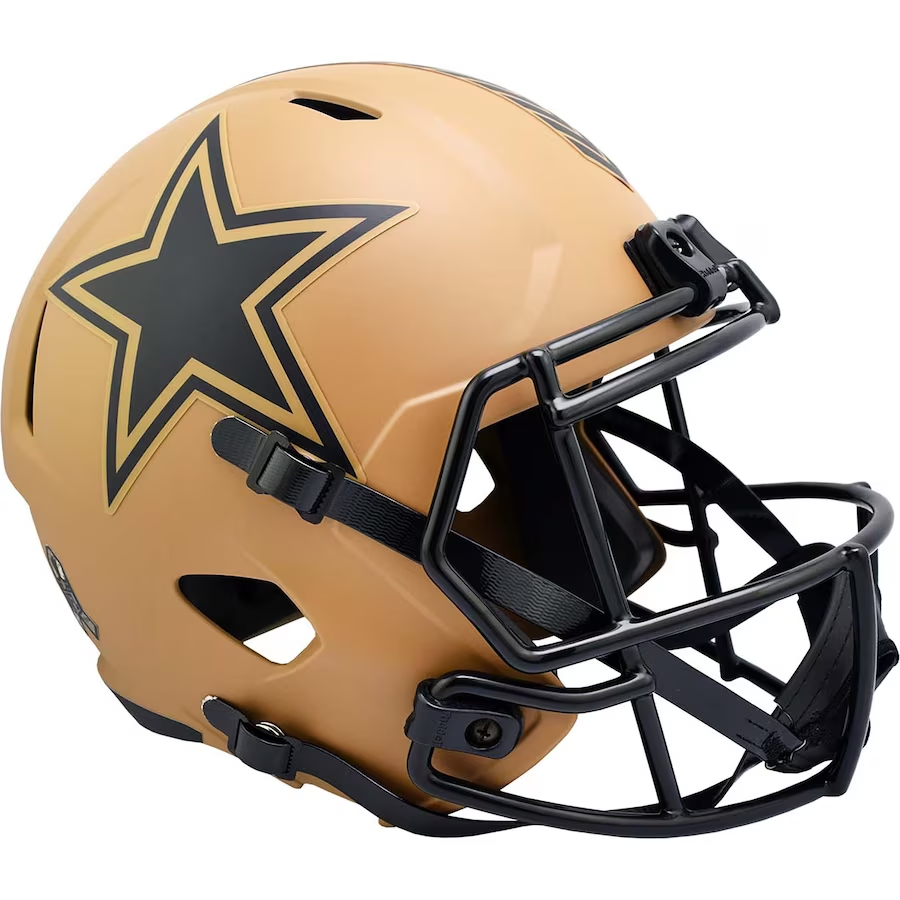 DALLAS COWBOYS RIDDELL 2023 SALUTE TO SERVICE FULL SIZE REPLICA SPEED HELMET