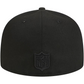 DALLAS COWBOYS TEXT 59FIFTY FITTED HAT - BLACK