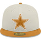 DALLAS COWBOYS TWO-TONE COLOR PACK 59FIFTY FITTED HAT - STONE/LIGHT BRONZE