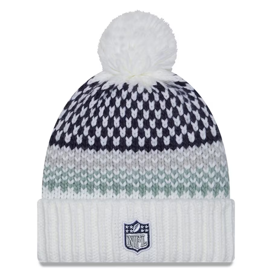 DALLAS COWBOYS WOMEN'S 2023 NFL SIDELINE CUFFED KNIT WITH POM