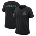 DALLAS COWBOYS WOMEN'S 2025 NFL CRUCIAL CATCH T-SHIRT - BLACK