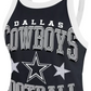 DALLAS COWBOYS WOMEN'S '47 ENERGIZE SPORTY CROPPED RACERBACK TANK TOP