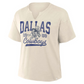 DALLAS COWBOYS WOMEN'S FLUID MOTION T-SHIRT - TAN