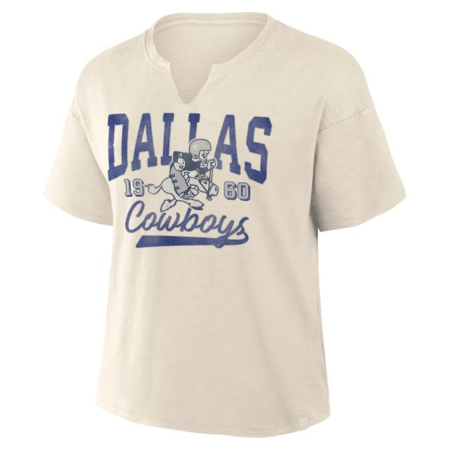 DALLAS COWBOYS WOMEN'S FLUID MOTION T-SHIRT - TAN