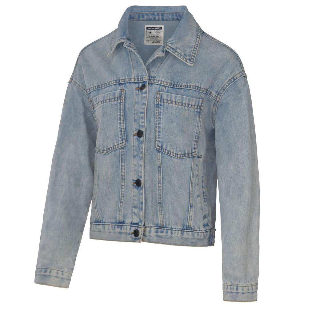 DALLAS COWBOYS WOMEN'S LAUREN JAMES BIG STAR DENIM JACKET