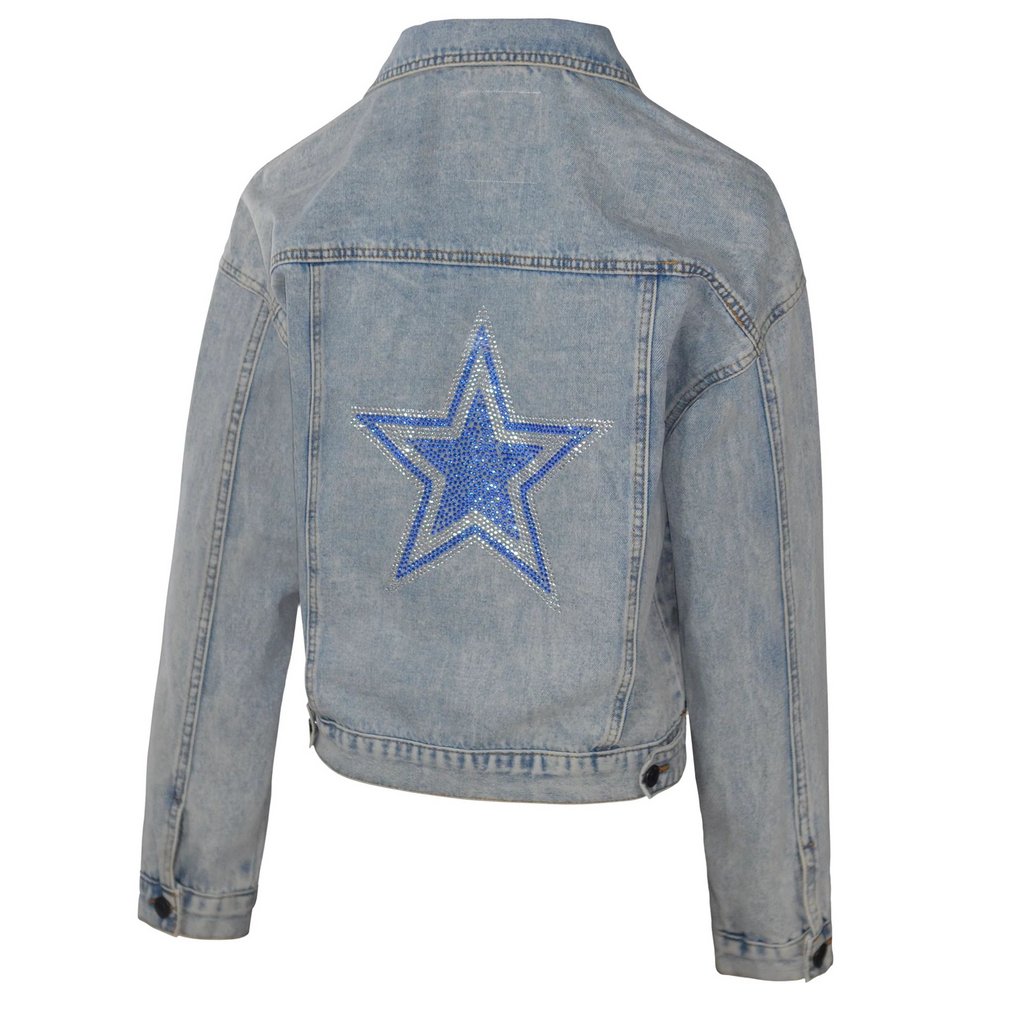 DALLAS COWBOYS WOMEN'S LAUREN JAMES BIG STAR DENIM JACKET