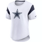 CAMISETA SLUB FASHION CON LOGO DE MUJER DALLAS COWBOYS