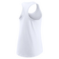 DALLAS COWBOYS WOMEN'S NIKE TRI-BLEND RACERBACK SCOOP NECK TANK TOP - WHITE