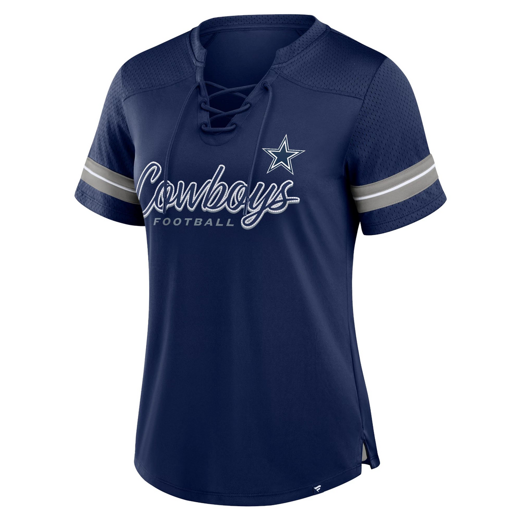 DALLAS COWBOYS WOMEN'S PLAY SCRIPT FASHION JERSEY - NAVY