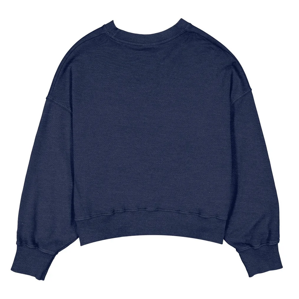 DALLAS COWBOYS WOMEN'S THROWBACK WASHED CREWNECK - NAVY