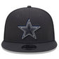 DALLAS COWBOYS YOUTH 2024 NFL DRAFT HAT 9FIFTY SNAPBACK HAT - GRAPHITE