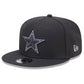 DALLAS COWBOYS YOUTH 2024 NFL DRAFT HAT 9FIFTY SNAPBACK HAT - GRAPHITE