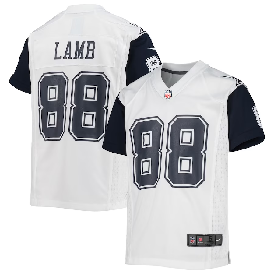 DALLAS COWBOYS YOUTH CEEDEE LAMB NIKE GAME JERSEY - COLOR RUSH