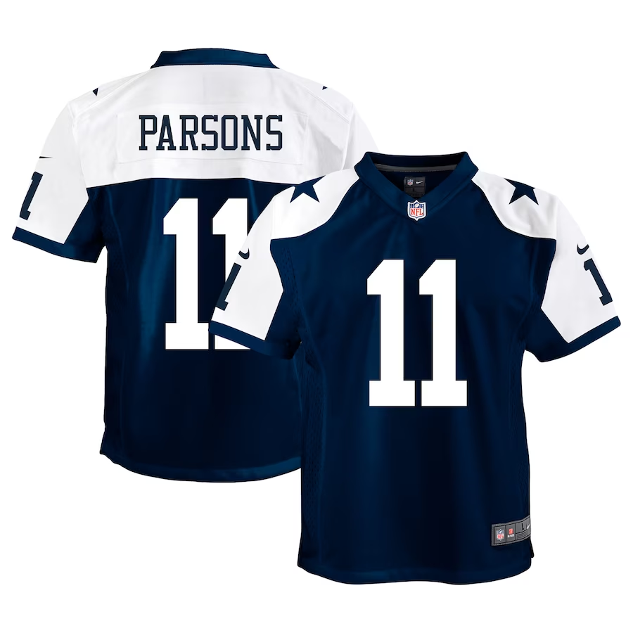 JERSEY NIKE GAME JUVENTUD MICAH PARSONS DE LOS DALLAS COWBOYS - ALTERNATIVO