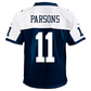 JERSEY NIKE GAME JUVENTUD MICAH PARSONS DE LOS DALLAS COWBOYS - ALTERNATIVO