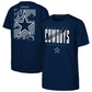 DALLAS COWBOYS YOUTH POSTERIZE T-SHIRT - NAVY