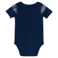 DALLAS COWOBYS INFANT MY TEAM ROCKS BODYSUIT AND SKIRT SET - NAVY/GREY