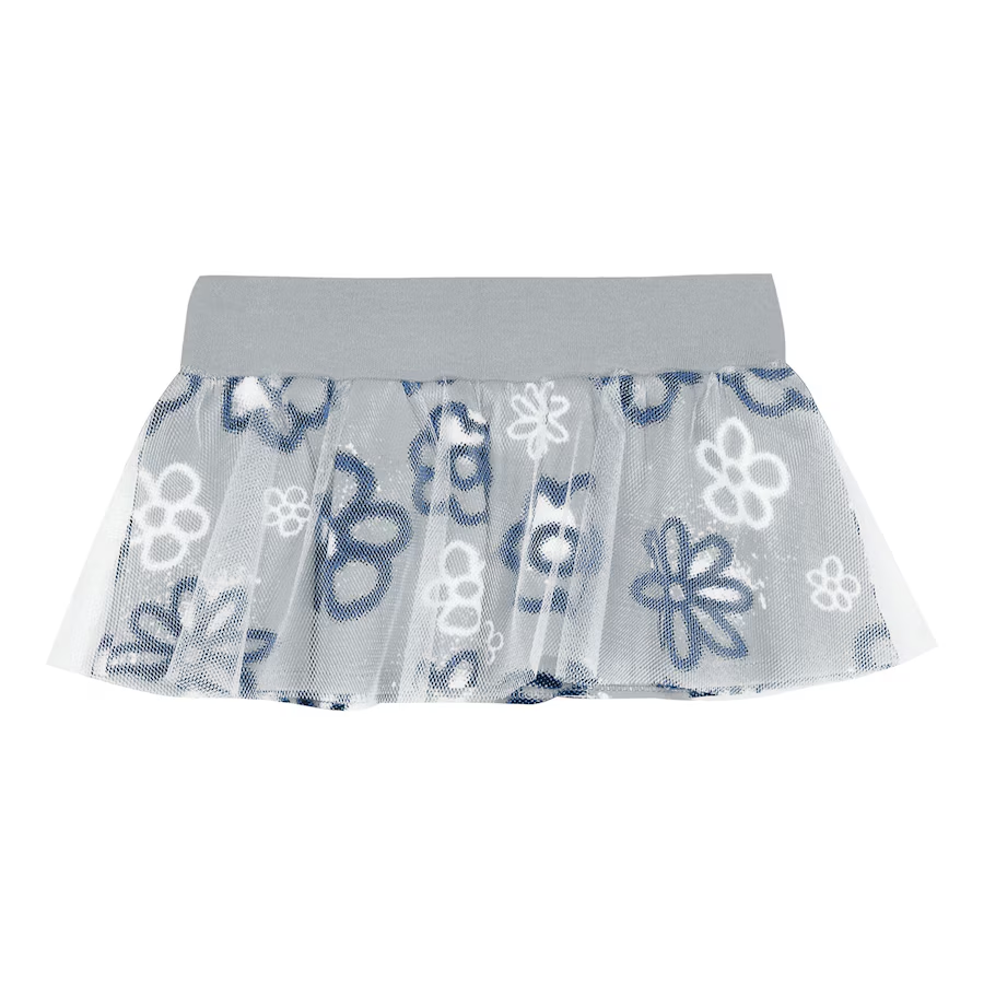 DALLAS COWOBYS INFANT MY TEAM ROCKS BODYSUIT AND SKIRT SET - NAVY/GREY