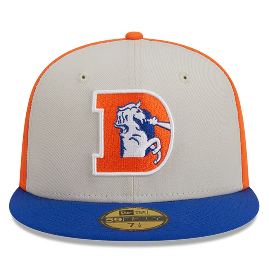 GORRA AJUSTADA HISTÓRICA 59FIFTY DE LA LÍNEA LATERAL DE LOS DENVER BRONCOS 2023