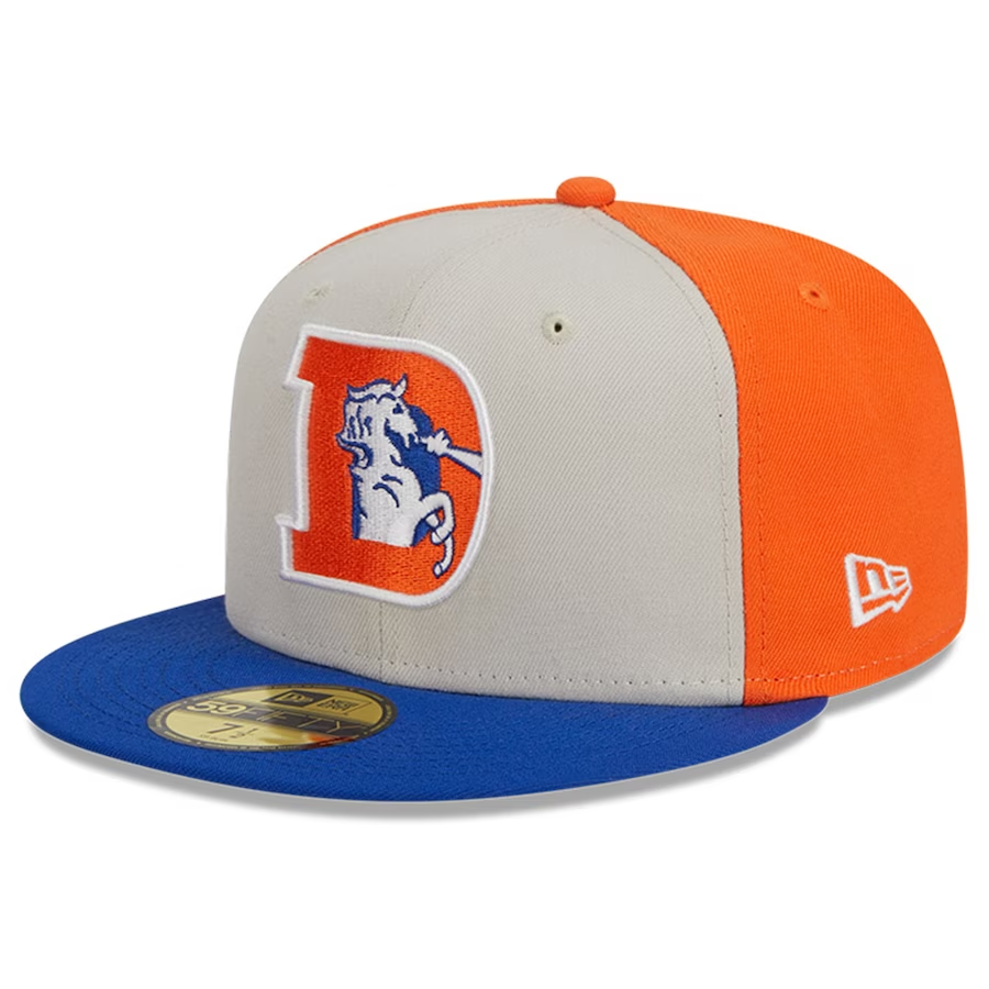 GORRA AJUSTADA HISTÓRICA 59FIFTY DE LA LÍNEA LATERAL DE LOS DENVER BRONCOS 2023