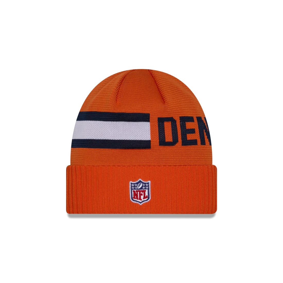 DENVER BRONCOS 2024 NFL SIDELINE WEATHER TECH CUFFED KNIT BEANIE